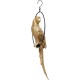 Peça Decorativa Swinging Parrot dourada-51141 (5)