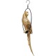 Peça Decorativa Swinging Parrot dourada-51141 (5)