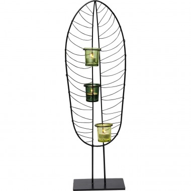 Porta velas Leaf Wire 67cm-63979 (8)