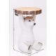 Mesa de Apoio Animal Polar Bear Ø37cm-78943 (10)