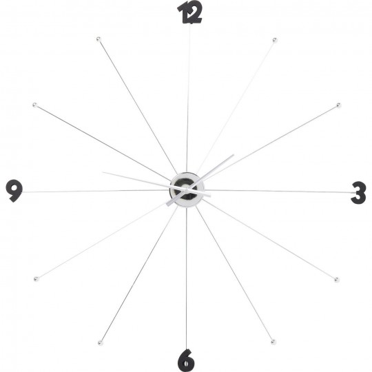 Relógio de Parede Like Umbrella Cromado