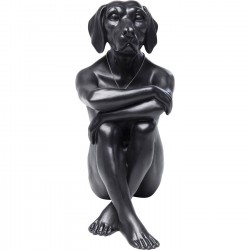 Peça Decorativa Gangster Dog Preta-38090 (12)