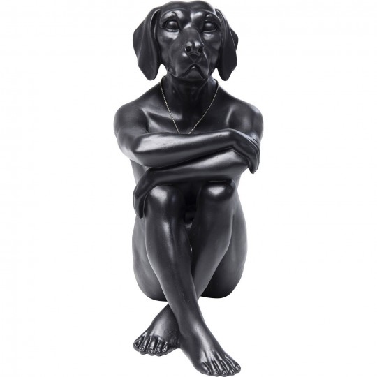 Peça Decorativa Gangster Dog Preta-38090 (12)