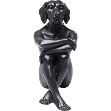 Peça Decorativa Gangster Dog Preta-38090 (12)