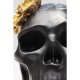 Peça Decorativa Flower Skull 22cm-68029 (5)