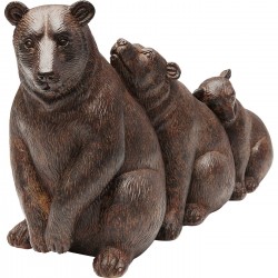 Peça Decorativa Relaxed Bear Family