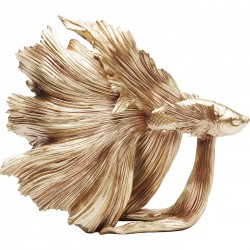 Peça Decorativa Betta Fish Gold Small