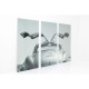 Quadro Triptychon Oldtimer Back 160x240cm