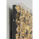 Quadro c/ moldura Gold Flower 60x60cm-51626 (3)