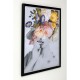 Quadro c/ moldura Flower Lady Pastel 152x117cm