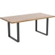 Mesa Jackie Oak Crude Steel 160x80