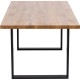 Mesa Jackie Oak Preto 160x80