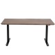 Mesa de Escritório Symphony Dunkel Preta 160x80