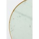Mesa de Apoio Marble Dourado Ø55cm