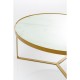 Mesa de Apoio Marble Dourado Ø55cm