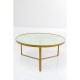 Mesa de Apoio Marble Dourado Ø55cm