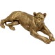 Peça Decorativa Lion Gold