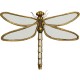 Decoração de Parede Dragonfly 47cm-51453 (6)