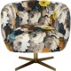 Cadeira Rotativa Peony Amarela