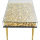 Mesa de Centro Gold Flowers 120x60cm