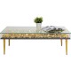 Mesa de Centro Gold Flowers 120x60cm