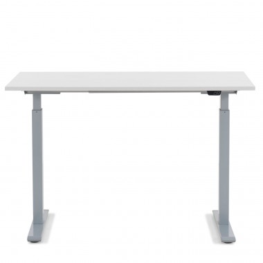 Bureau Smart blanc et chrome 120x70cm Kare Design