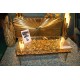 Mesa de Centro Gold Flowers 120x60cm