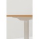 Secretária Smart Branco/Faia 160x80cm