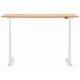 Secretária Smart Branco/Faia 160x80cm