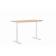 Secretária Smart Branco/Faia 160x80cm