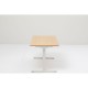 Secretária Smart Branco/Faia 160x80cm