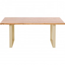 Mesa Jackie Oak Brass 160x80