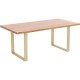 Mesa Jackie Oak Brass 160x80