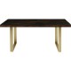 Mesa Conley Brass 160x80 cm