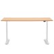Secretária Smart Branco/Faia 160x80cm