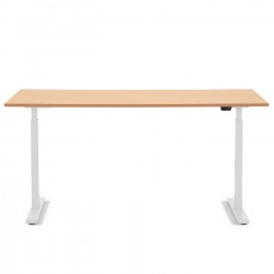 Secretária Smart Branco/Faia 160x80cm
