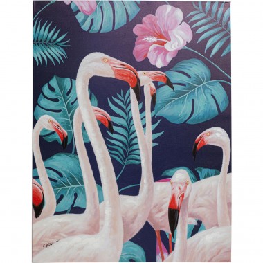 Tela a Óleo Flamingo Road Nature 122x92cm