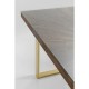 Mesa Conley Brass 160x80 cm