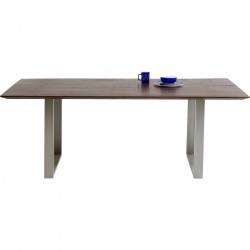 Mesa Symphony Dark Prateado 180x90