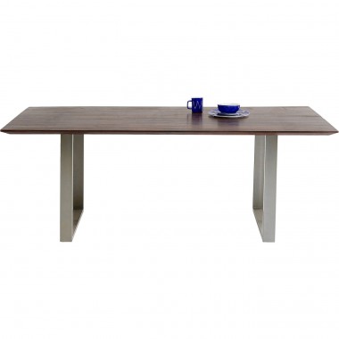 Mesa Symphony Dark Prateado 180x90