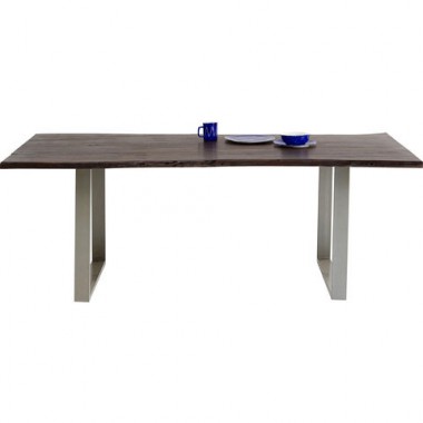 Mesa Harmony Dark Prateado 160x80