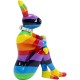 Objeto Decorativo Sitting Rabbit Rainbow 80cm