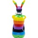 Objeto Decorativo Sitting Rabbit Rainbow 80cm