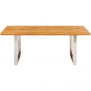 Mesa Symphony Carvalho | Pés Cromados 160x80cm