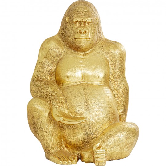 Deco Figurine Gorilla Dourado XXL 249cm