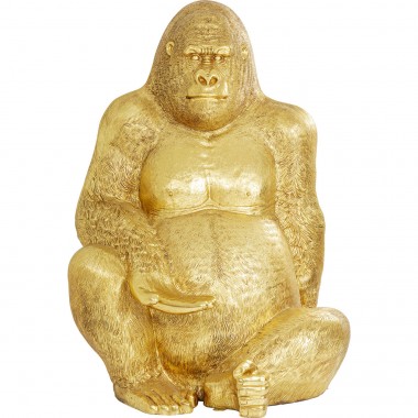 Deco Figurine Gorilla Dourado XXL 249cm