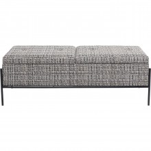 Banqueta com Arrumação Buttons B&W