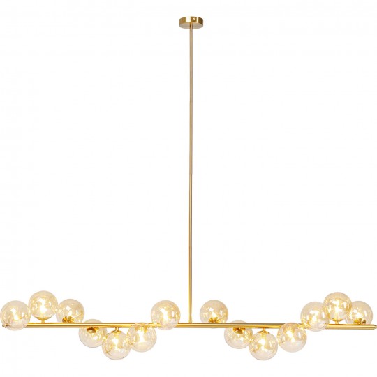 Candeeiro de Teto Scala Balls Dourado 150cm