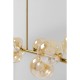 Candeeiro de Teto Scala Balls Dourado 150cm