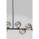 52511.JPG - Candeeiro de Teto Scala Balls Preto 150cm